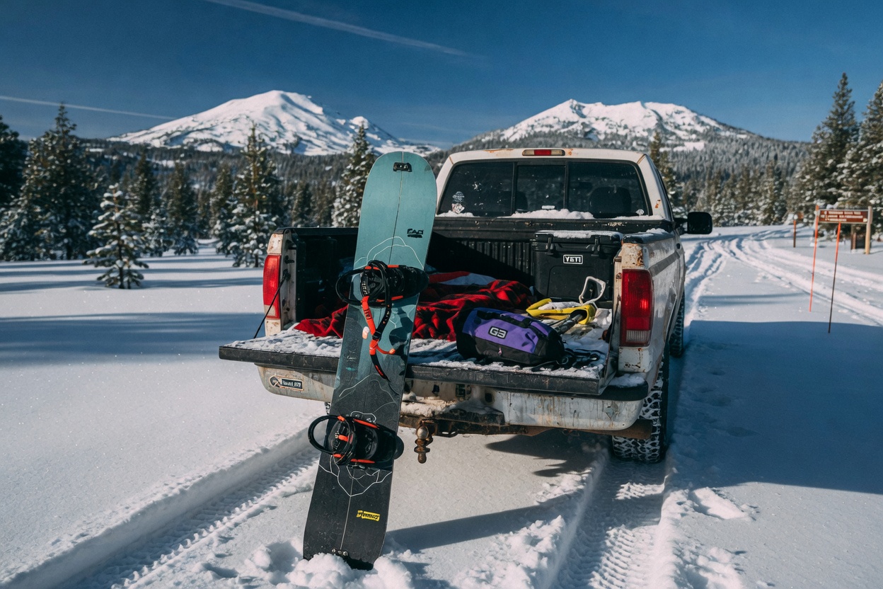 Jones splitboard + skins