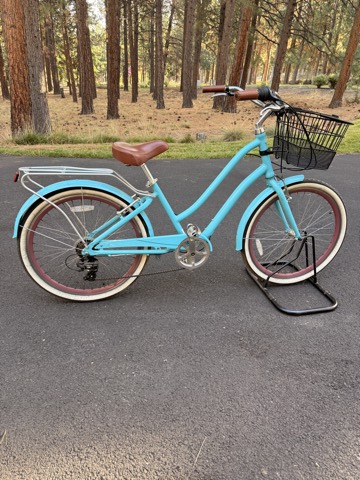 Beach Cruiser with Front Basket
