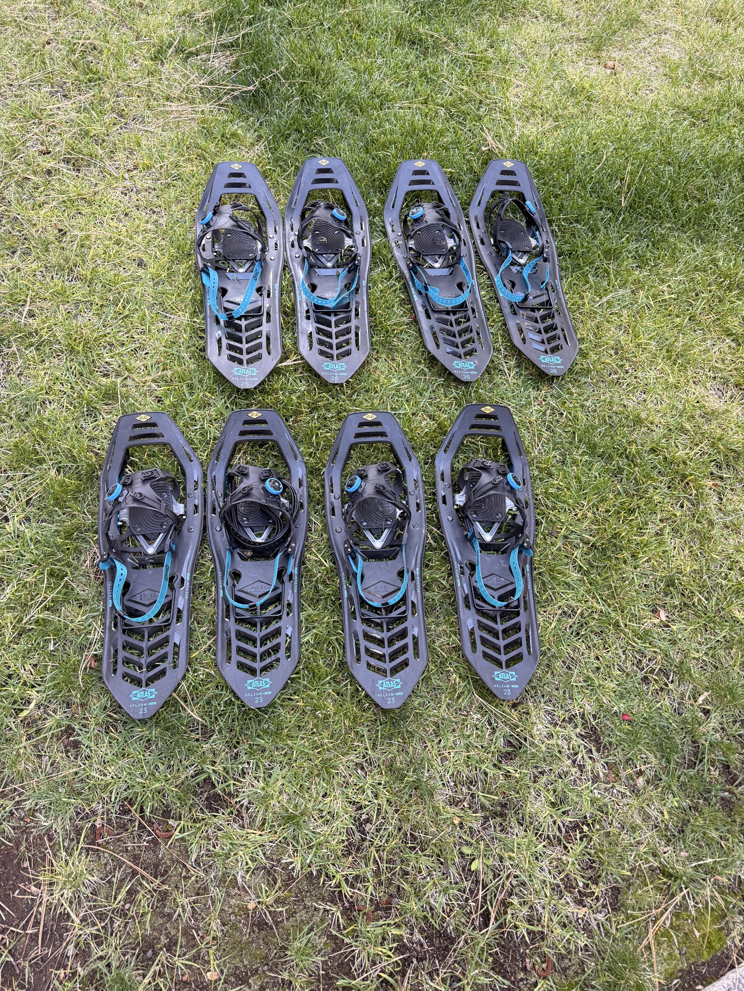 (4) pairs of Atlas Snowshoes